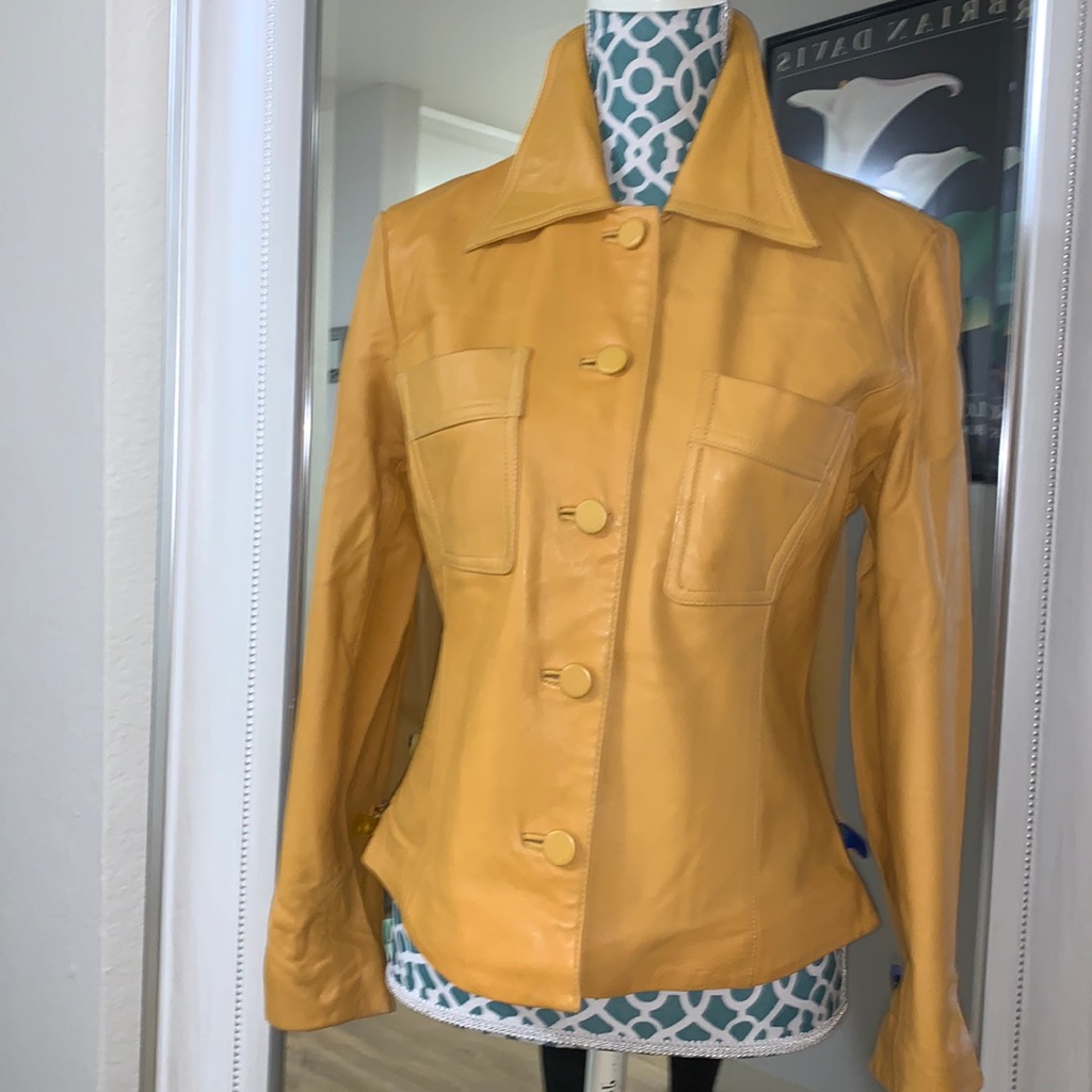 Vintage Leather Jacket From Banana Republic